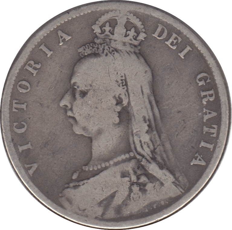 1891 HALFCROWN ( FINE ) 7 - Halfcrown - Cambridgeshire Coins