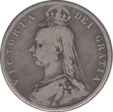 1891 HALFCROWN ( FINE ) 7 - Halfcrown - Cambridgeshire Coins
