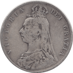 1891 HALFCROWN ( FINE ) - Halfcrown - Cambridgeshire Coins