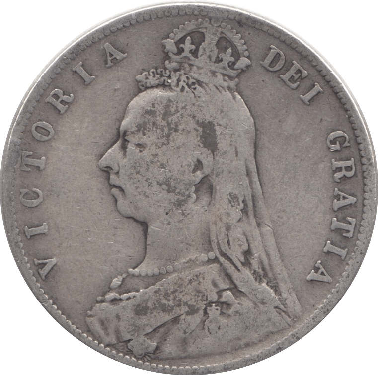 1891 HALFCROWN ( FINE ) - Halfcrown - Cambridgeshire Coins
