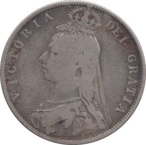 1891 HALFCROWN ( FINE ) - Halfcrown - Cambridgeshire Coins