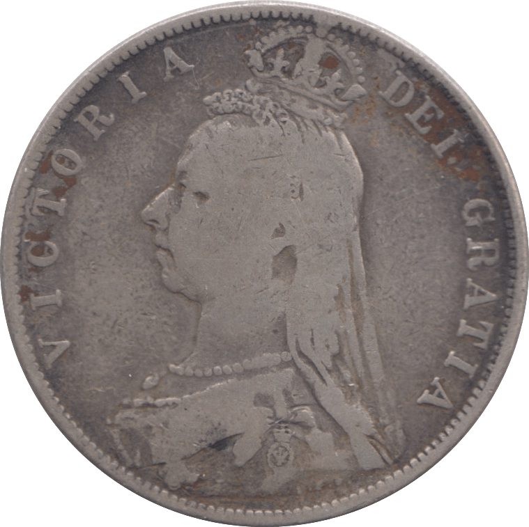 1891 HALFCROWN ( FINE ) - Halfcrown - Cambridgeshire Coins