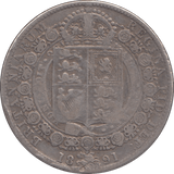 1891 HALFCROWN ( FINE ) - Halfcrown - Cambridgeshire Coins
