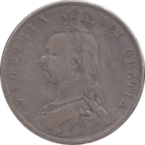 1891 HALFCROWN ( FINE ) - Halfcrown - Cambridgeshire Coins
