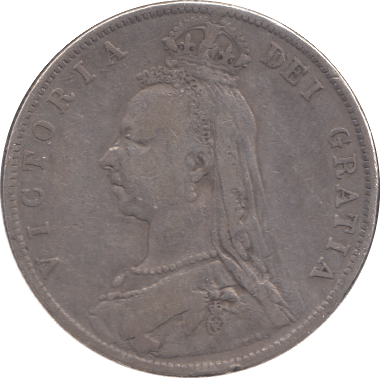 1891 HALFCROWN ( FINE ) - Halfcrown - Cambridgeshire Coins