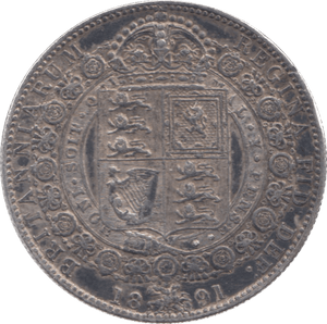 1891 HALFCROWN ( GF ) 7 - Halfcrown - Cambridgeshire Coins