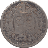 1891 HALFCROWN ( NF ) 2 - Halfcrown - Cambridgeshire Coins