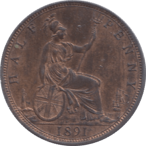 1891 HALFPENNY ( EF ) - Halfpenny - Cambridgeshire Coins