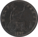 1891 HALFPENNY ( GF ) - Halfpenny - Cambridgeshire Coins