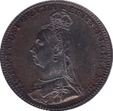 1891 MAUNDY THREEPENCE ( UNC ) - Maundy Coins - Cambridgeshire Coins