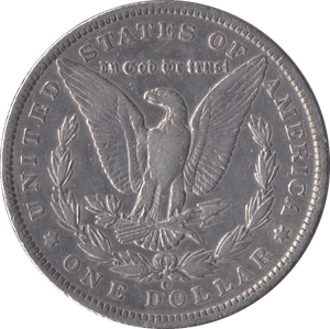 1891 MORGAN DOLLAR USA NEW ORLEANS MINT - SILVER WORLD COINS - Cambridgeshire Coins