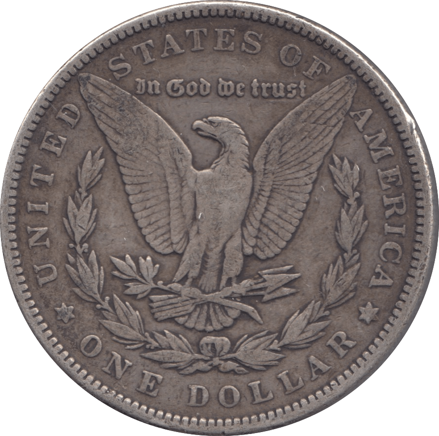 1891 MORGAN DOLLAR USA - SILVER WORLD COINS - Cambridgeshire Coins