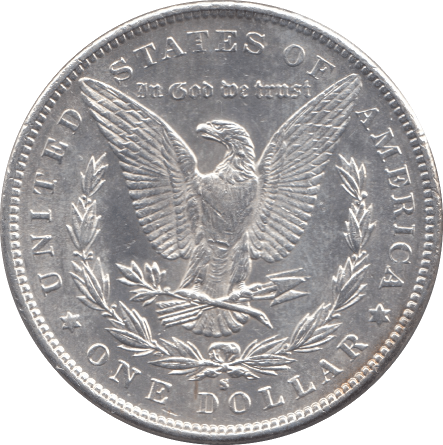 1891 MORGAN DOLLAR USA - SILVER WORLD COINS - Cambridgeshire Coins