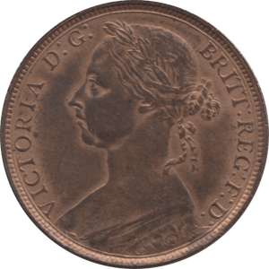 1891 PENNY 1 ( AUNC ) 27 - Penny - Cambridgeshire Coins