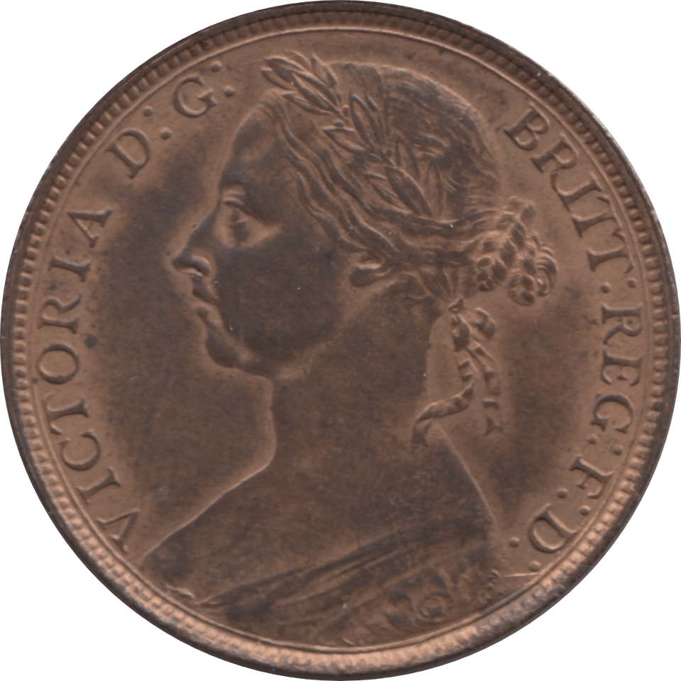 1891 PENNY 1 ( AUNC ) 27 - Penny - Cambridgeshire Coins
