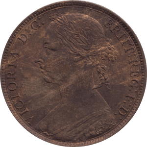 1891 PENNY 1 ( UNC ) 82 - Penny - Cambridgeshire Coins
