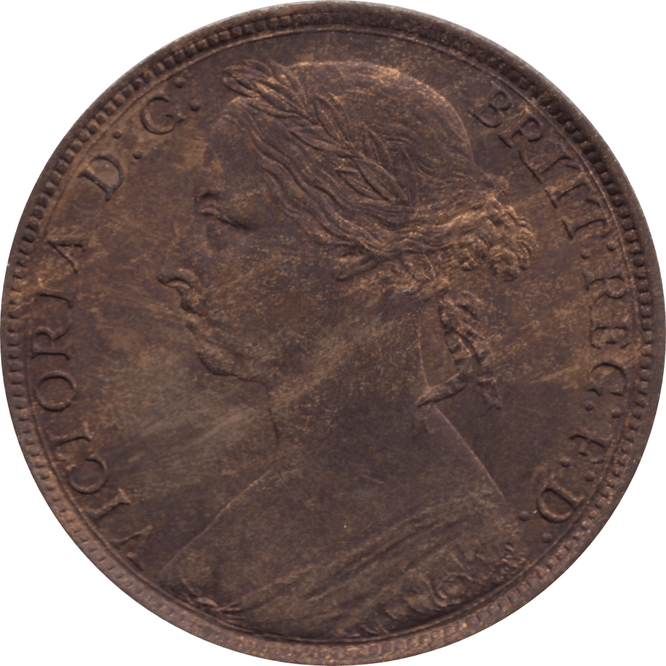 1891 PENNY 1 ( UNC ) 82 - Penny - Cambridgeshire Coins