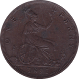 1891 PENNY ( UNC ) - Penny - Cambridgeshire Coins