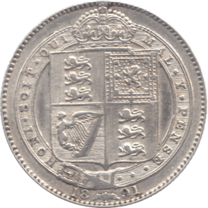 1891 SHILLING ( EF ) - Shilling - Cambridgeshire Coins