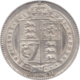 1891 SHILLING ( EF ) - Shilling - Cambridgeshire Coins