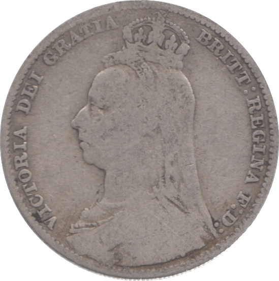 1891 SHILLING ( FAIR ) 13 - Shilling - Cambridgeshire Coins
