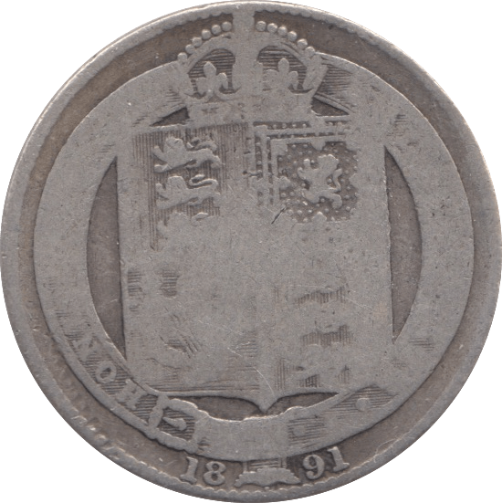 1891 SHILLING ( FAIR ) 5 - SHILLING - Cambridgeshire Coins