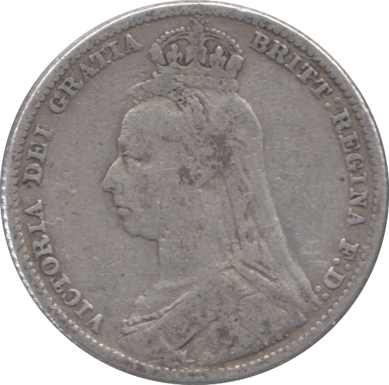 1891 SHILLING ( FINE ) - Shilling - Cambridgeshire Coins