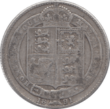 1891 SHILLING ( FINE ) - Shilling - Cambridgeshire Coins