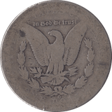 1891 SILVER MORGAN DOLLAR USA NEW ORLEANS MINT - SILVER WORLD COINS - Cambridgeshire Coins