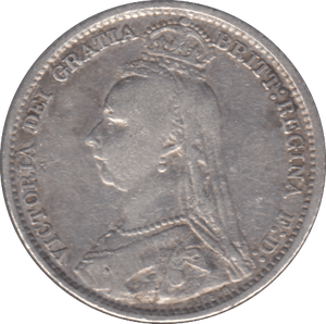 1891 SIXPENCE ( FINE ) 3 - Sixpence - Cambridgeshire Coins