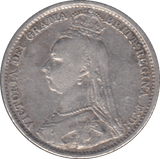 1891 SIXPENCE ( FINE ) 3 - Sixpence - Cambridgeshire Coins