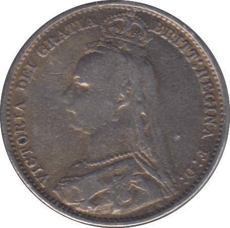 1891 SIXPENCE ( FINE ) 6 - Sixpence - Cambridgeshire Coins