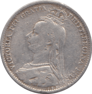 1891 SIXPENCE ( FINE ) 8 - SIXPENCE - Cambridgeshire Coins