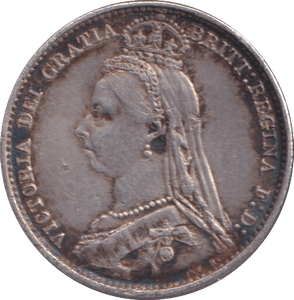 1891 SIXPENCE ( GVF ) - Sixpence - Cambridgeshire Coins