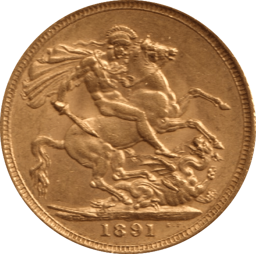 1891 SOVEREIGN ( EF ) - Sovereign - Cambridgeshire Coins