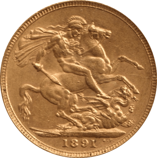 1891 SOVEREIGN ( EF ) - Sovereign - Cambridgeshire Coins