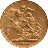 1891 SOVEREIGN ( EF ) - Sovereign - Cambridgeshire Coins