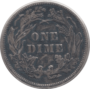 1891 USA ONE DIME - WORLD COINS - Cambridgeshire Coins
