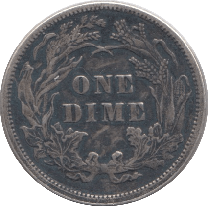1891 USA ONE DIME - WORLD COINS - Cambridgeshire Coins