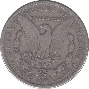 1891 USA SILVER MORGAN DOLLAR NEW ORLEANS MINT - SILVER WORLD COINS - Cambridgeshire Coins