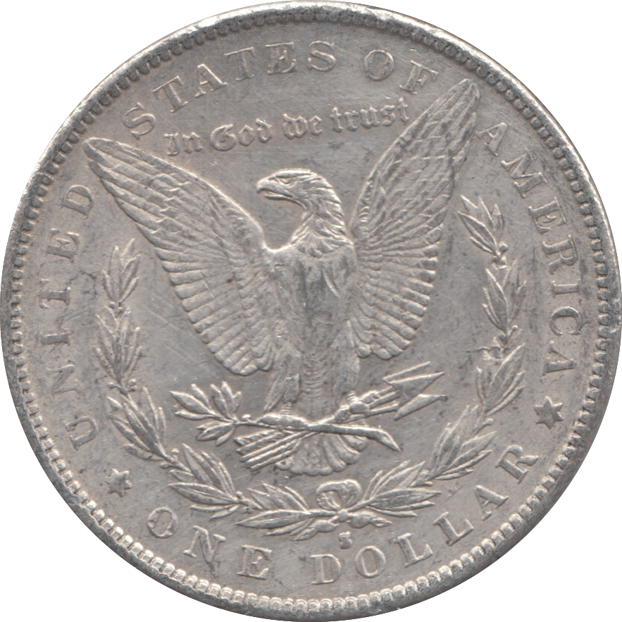 1891 USA SILVER MORGAN DOLLAR SAN FRANCISCO MINT - SILVER WORLD COINS - Cambridgeshire Coins