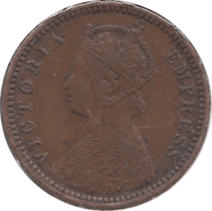 1892 1/12 ANNA BRITISH INDIA - WORLD COINS - Cambridgeshire Coins