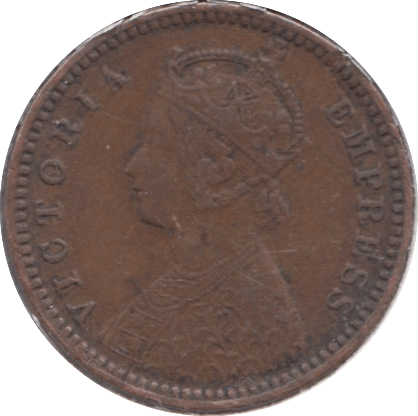 1892 1/12 ANNA BRITISH INDIA - WORLD COINS - Cambridgeshire Coins