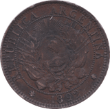 1892 AGENTINA DOS CENTAVOS - WORLD COINS - Cambridgeshire Coins
