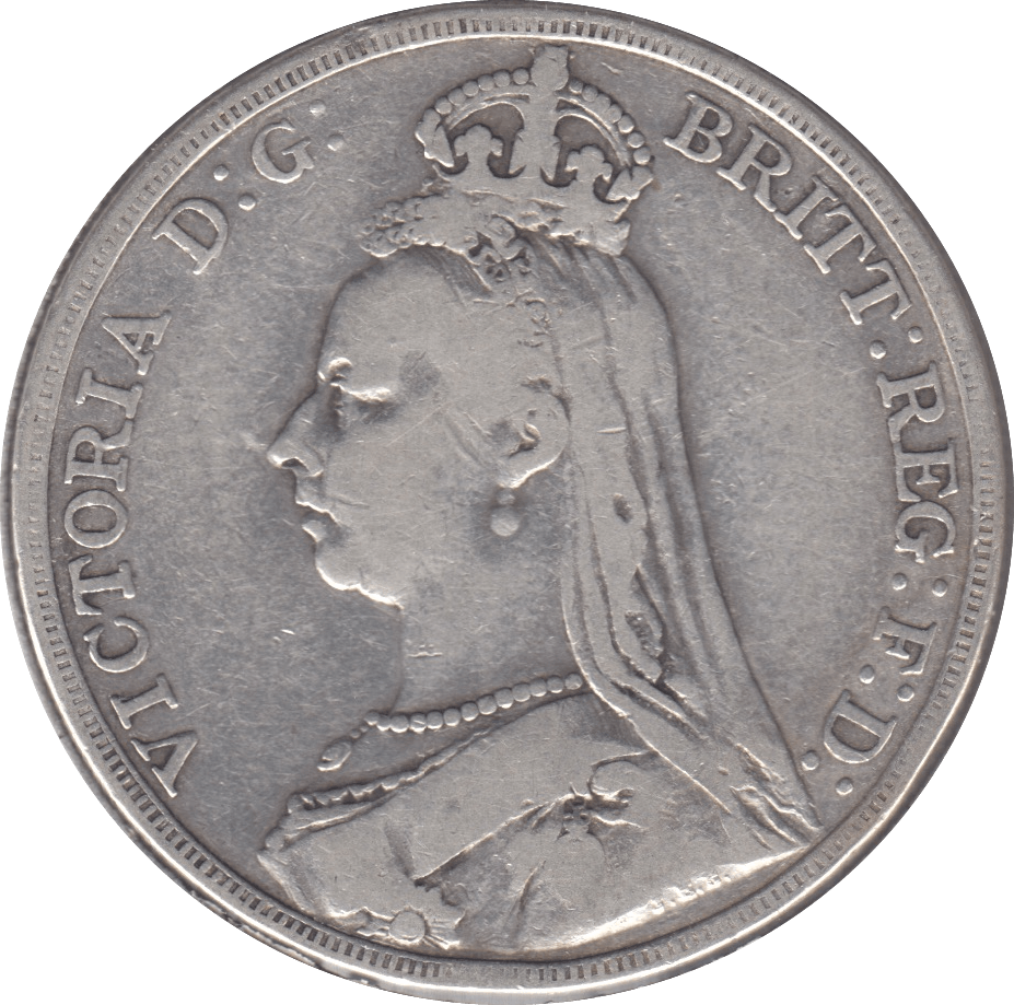 1892 CROWN ( FINE ) 2 - Crown - Cambridgeshire Coins