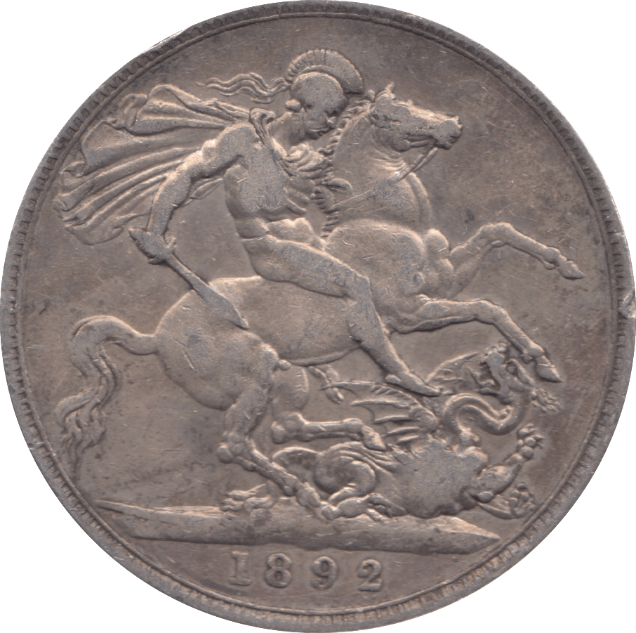 1892 CROWN ( FINE ) 4 - Crown - Cambridgeshire Coins