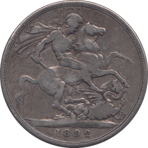 1892 CROWN ( FINE ) 5 - Crown - Cambridgeshire Coins