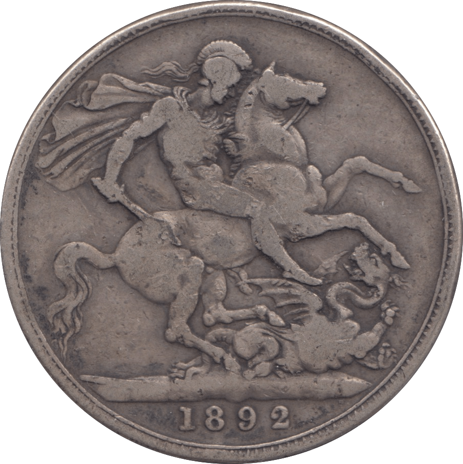 1892 CROWN ( FINE ) 6 - Crown - Cambridgeshire Coins