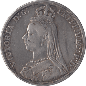 1892 CROWN ( FINE ) - CROWN - Cambridgeshire Coins
