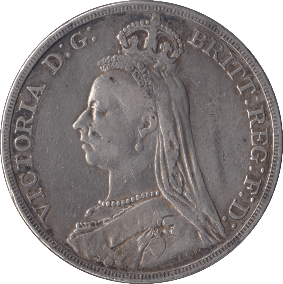 1892 CROWN ( FINE ) - CROWN - Cambridgeshire Coins